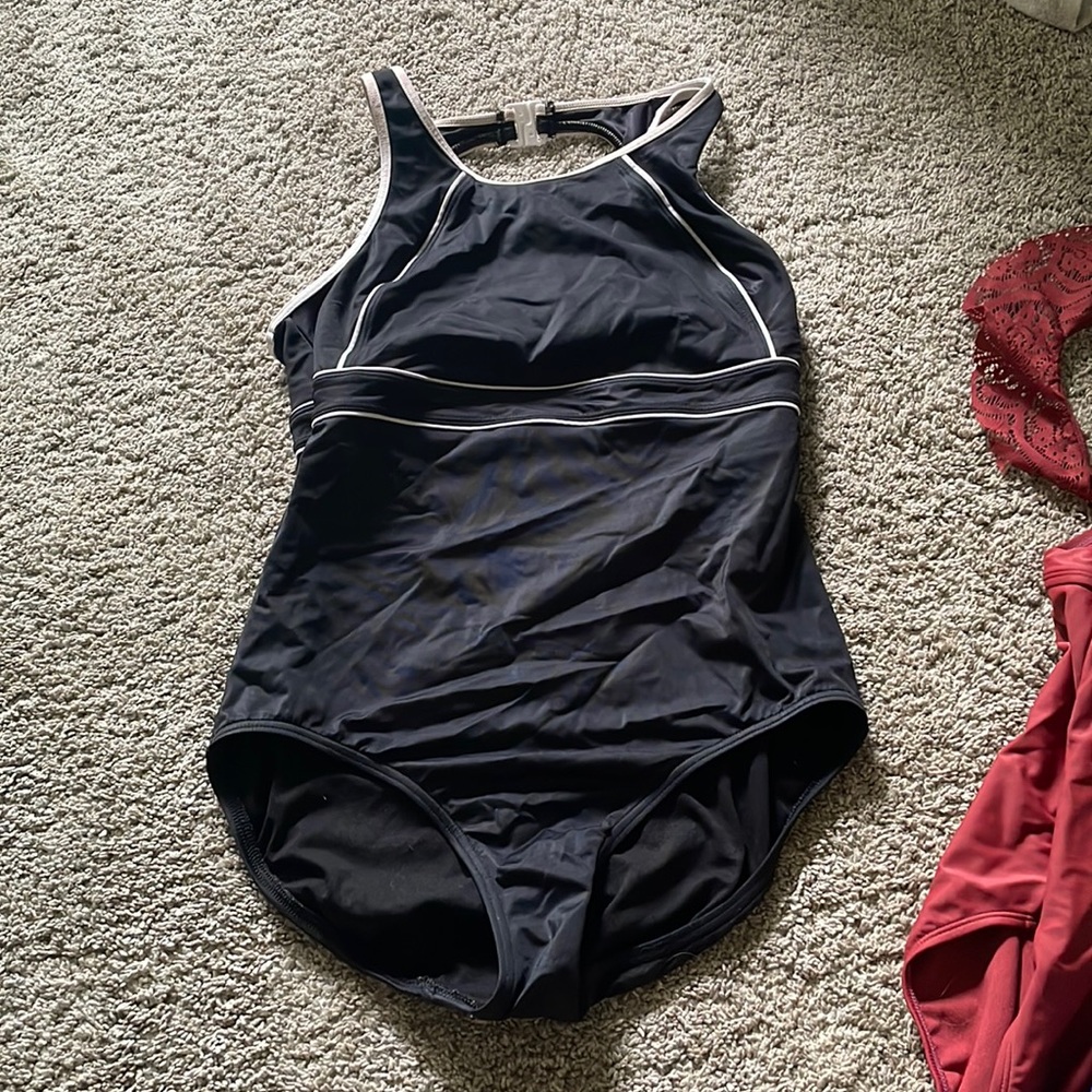 Lands end one piece swimsuit